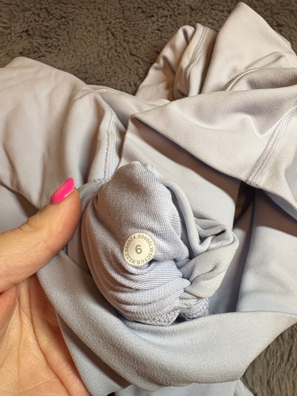 lululemon athletica Light blue grey leggings Size 6 - Picture 4 of 6